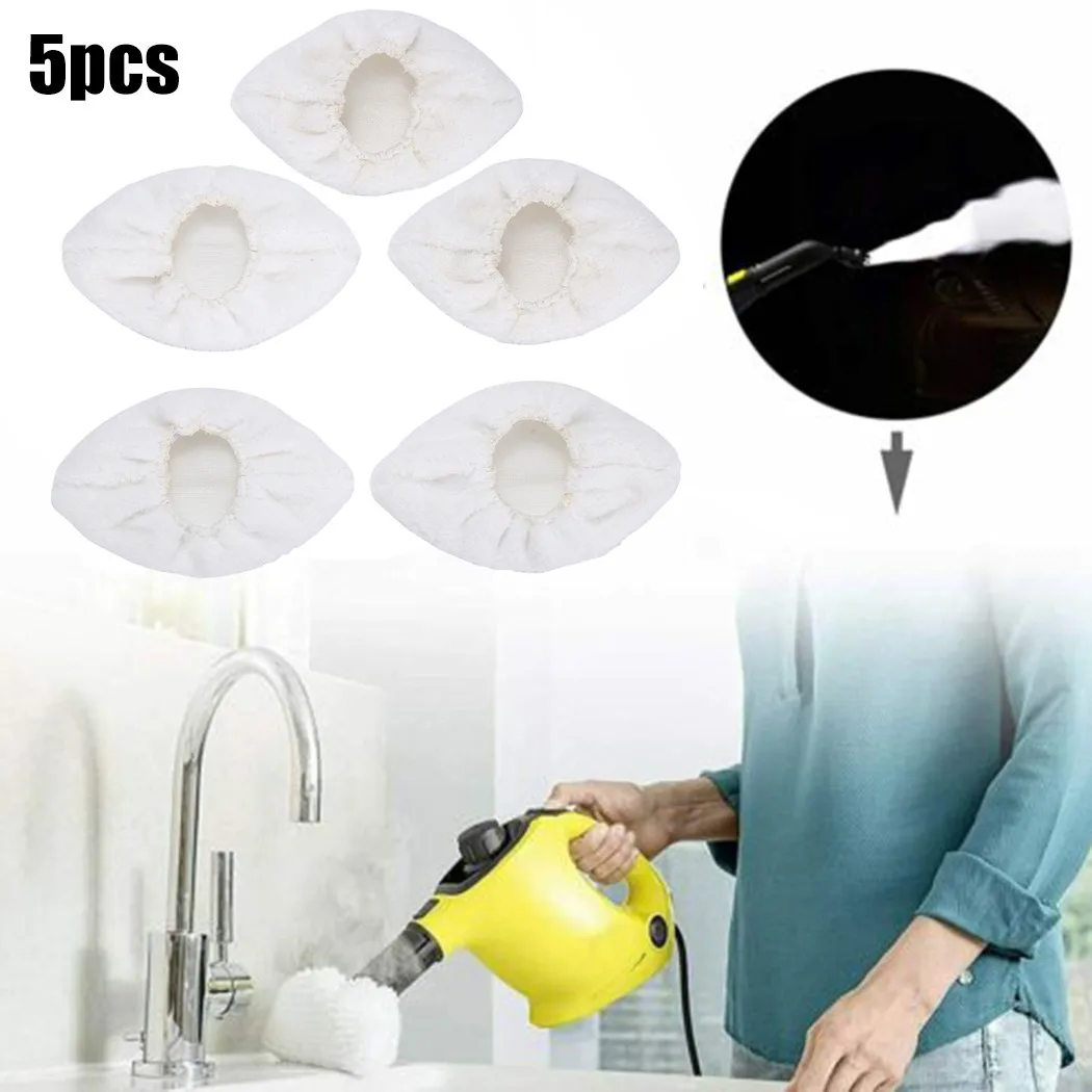 

5 * Mop Covers For KARCHER SC3 SC3.100 SC4 SC4.100 Steam Cleaner Vacuum Cleaner Sweeper Replace Vacuum Mops For Home