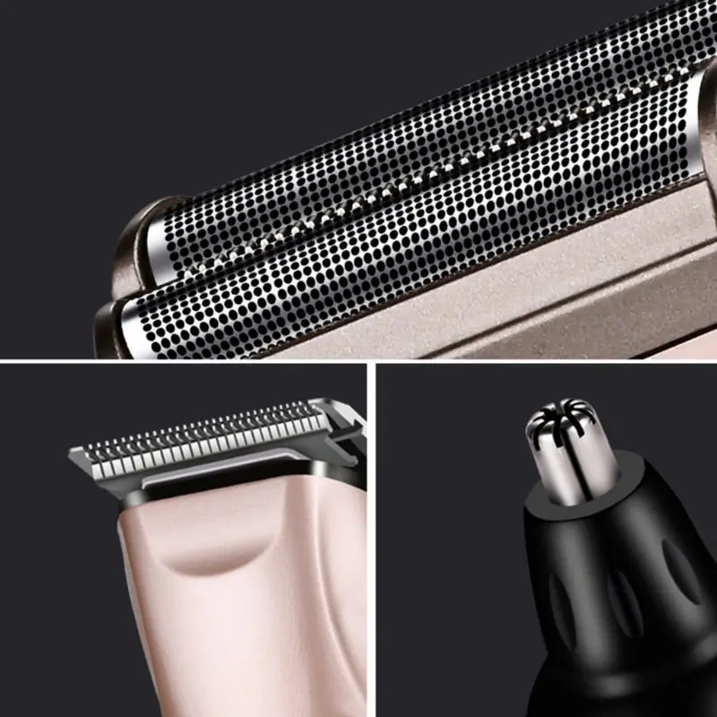 

Cordless Electric Shavers Hair Clippers, Rechargeable Nose Hair trimmer for men Wet Dry Electric Shavers Men, Waterproof 3 in 1