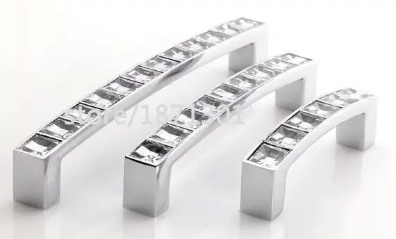 2,5 ''3,75'' 5 ''прозрачные стеклянные ручки для ящиков комодов дверные ручки горный хрусталь кухонный шкаф дверная ручка фурнитура Декор Bling