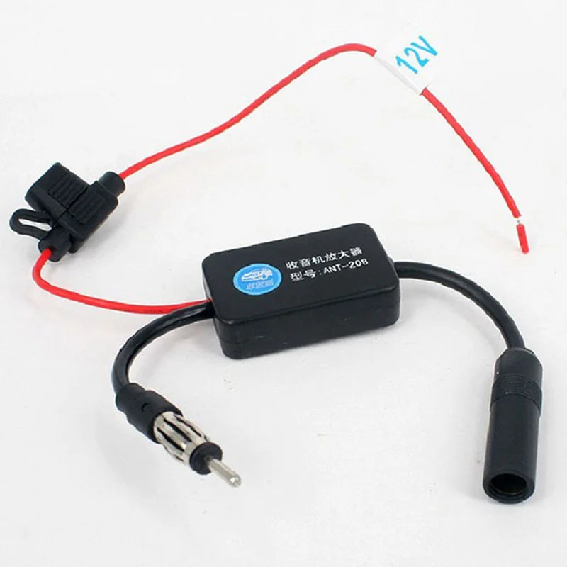 

ANT-208 Active Car Radio Antenna AM FM Amplifier Booster 12V Portable New Car FM Antenna