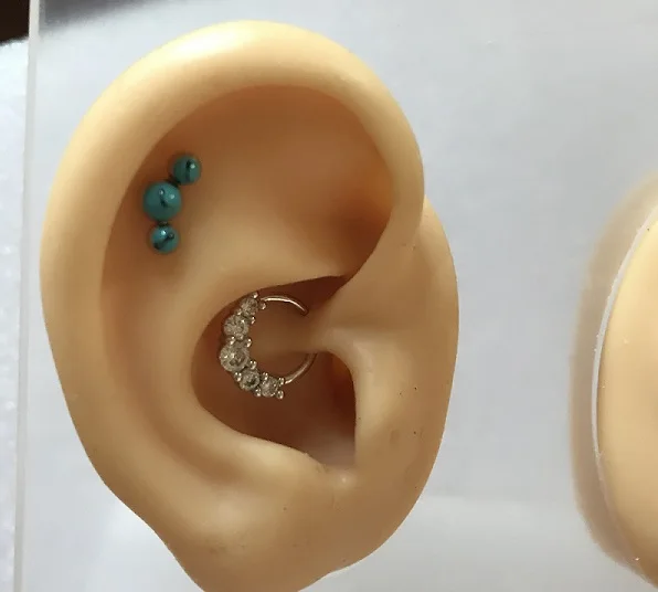 Горячая Распродажа нержавеющая сталь 16 Калибр зеленый камень шариковый винт