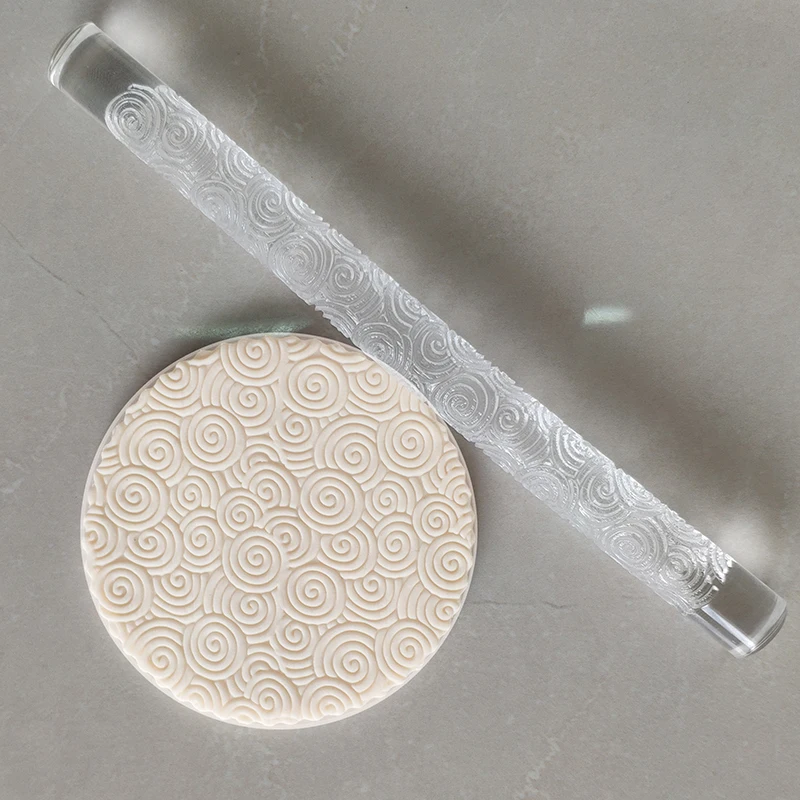 

Kitchen Gum-Paste Minimalist Fondant Rolling Pin Baking Accessories Pastry Cake Tools Clay Roller