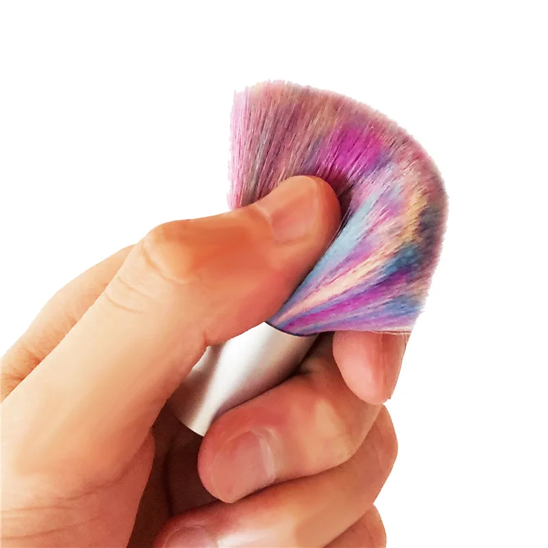 1 шт. новинка семь цветов щетка для удаления пыли ногтей высокое качество