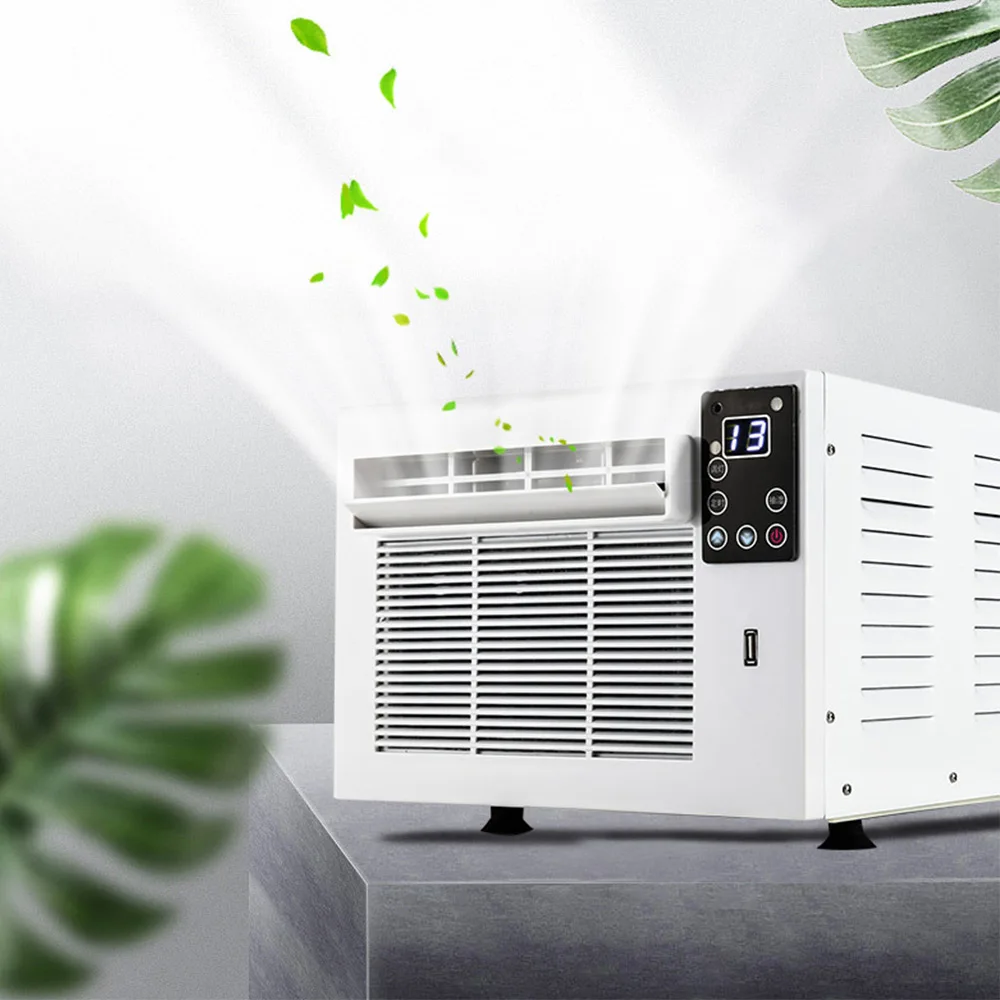 220V Portable Air Conditioner LCD Panel Air Conditioning Fan Heating & Cooling Dual Mode Household Air Cooler Home Dehumidifier