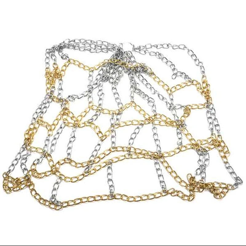 

Chain Basketball Net Professional Standard Heavy Duty Basketball Goal Net Replacement Net 13 Hooks