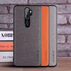 Чехол для OPPO A5 2020 A9 2020, роскошный текстильный кожаный чехол из ТПУ, жесткий чехол для телефона из поликарбоната OPPO A5 2020
