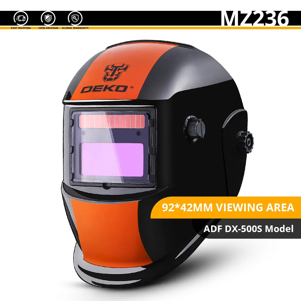 MZ236 DEKO Orange S Солнечная Авто Затемнение MIG MMA электрическая Сварочная маска/шлем/сварочные линзы для сварочного аппарата или плазменного резака - Цвет: MZ236
