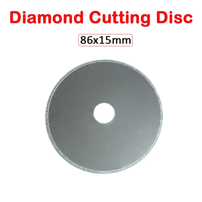 

3.4 Inch86mm Diamond Cutting Disc Masonry Stone Hard Brick Tiles Concrete Cut Jade For Agate Glass New