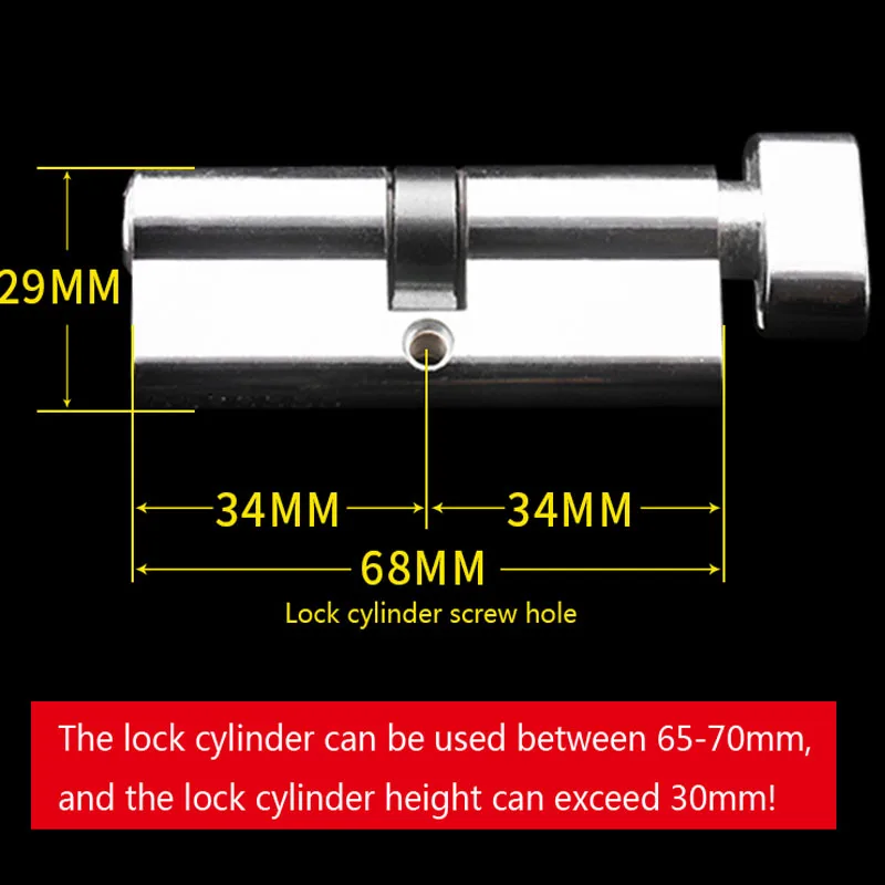 Дверной замок для спальни ванной комнаты Внутренний дверной маленькая дверь 70