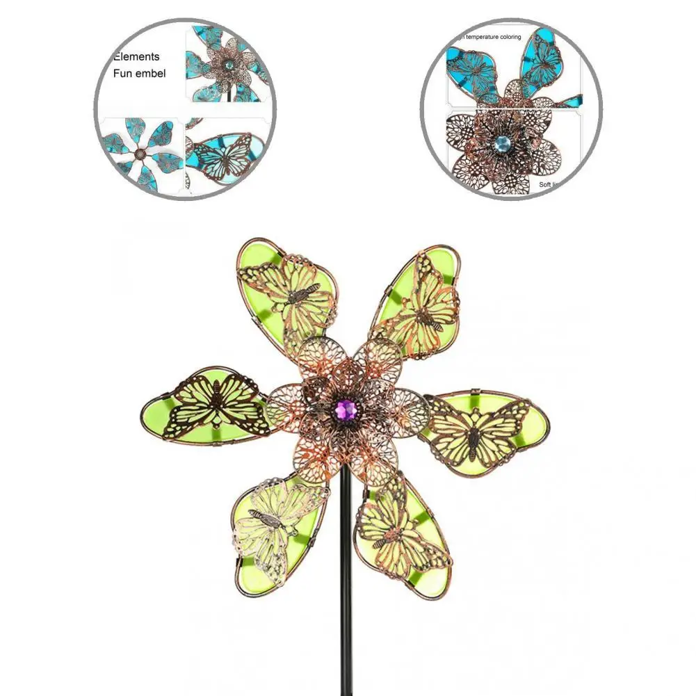 

Decorative Long Lasting Wear-resistant Iron Windmill Decor for Garden