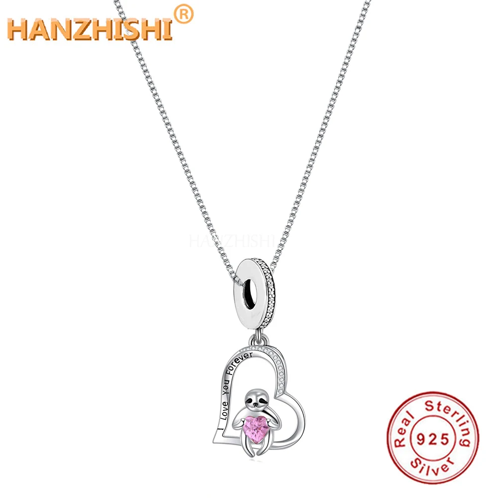 

Женское и мужское ожерелье-цепочка из серебра 925 пробы с подвеской в виде животного