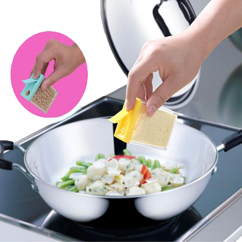 Кухонные бутылки для приправ коробки банки 6 шт./компл. пластиковый органайзер