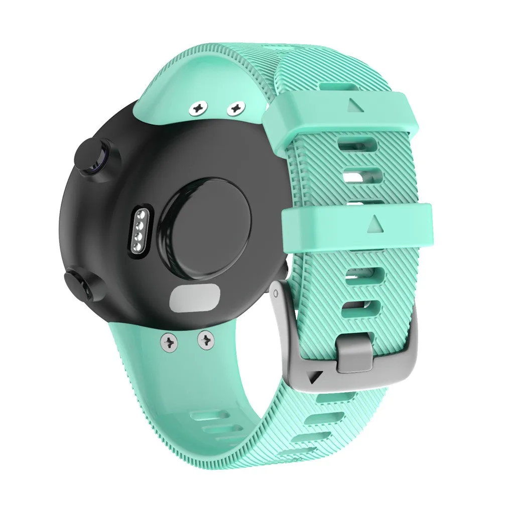 Для Garmin Forerunner 45 45S спортивный мягкий силиконовый сменный ремешок для наручных часов Смарт-часы носимые Аксессуары#1019