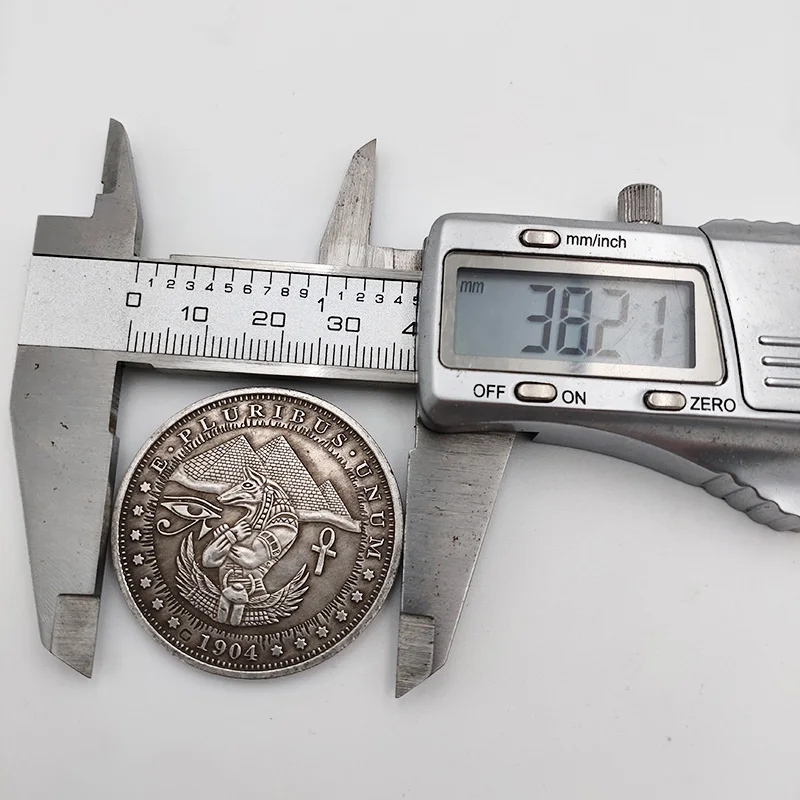 Коллекция памятных монет Хобо монета 1904 Моргана пирамида крест и глаза ремесла