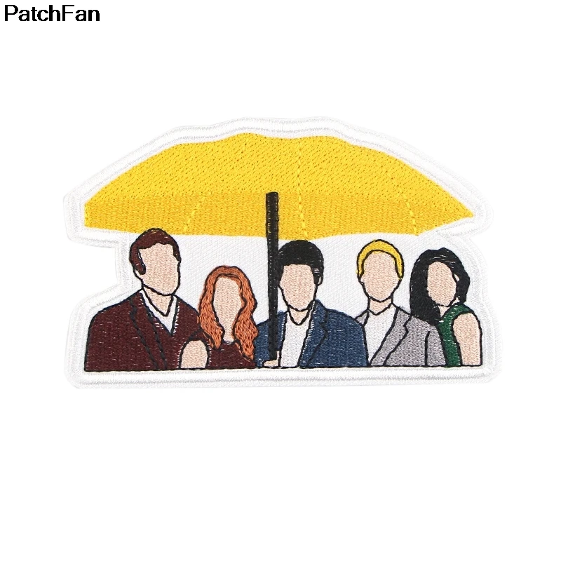 

Patchfan Applique patches diy iron on bag shirt clothes jersey punk stickers embroideried badge A2651