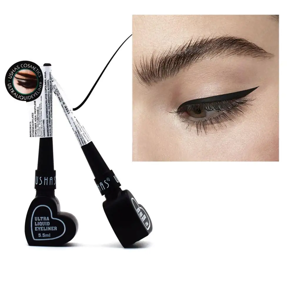 Подводка для глаз в форме сердца стойкая водостойкая цветная жидкая подводка