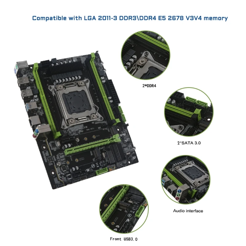   X99,  , 4 , Intel XEON E5 X99 LGA2011-3 DDR4 Recc NON-ECC NVME ,  USB 3, 0 SATA3.0