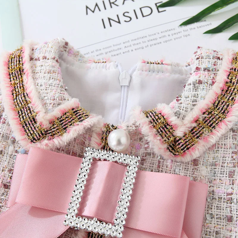 Autumn Winter Baby Girls Dress School Clothing Party Casual Wear Princess Half Sleeves Kids Dresses 1-8Y | Детская одежда и обувь