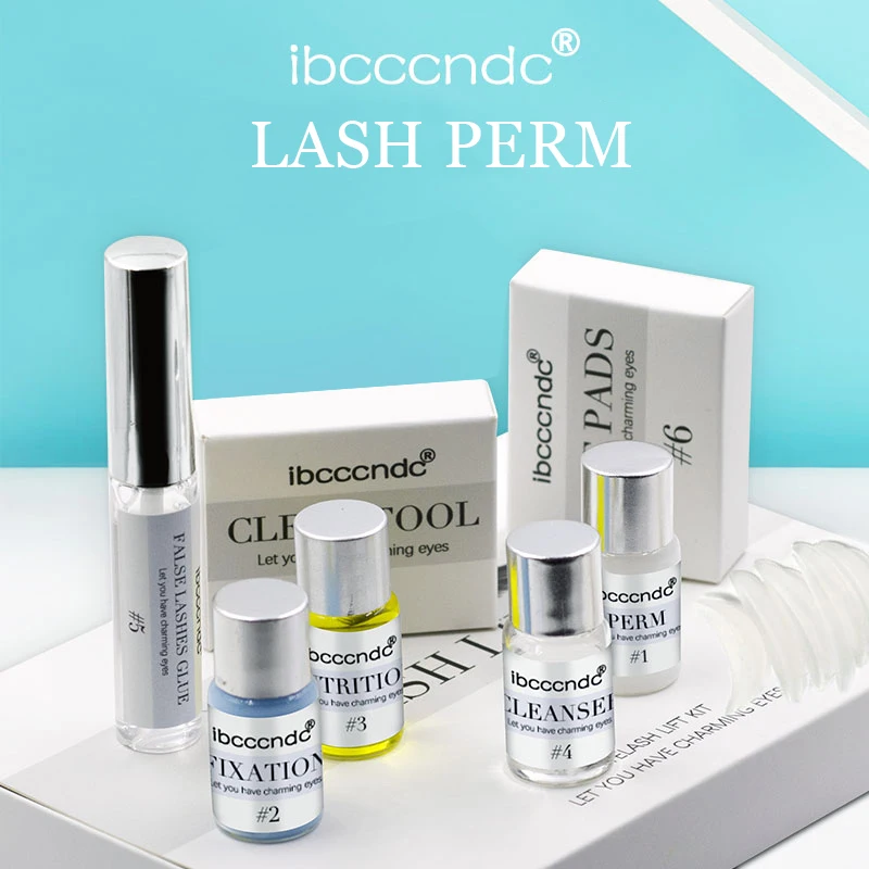 Профессиональный мини набор для завивки ресниц 7 в 1 лосьон инструменты