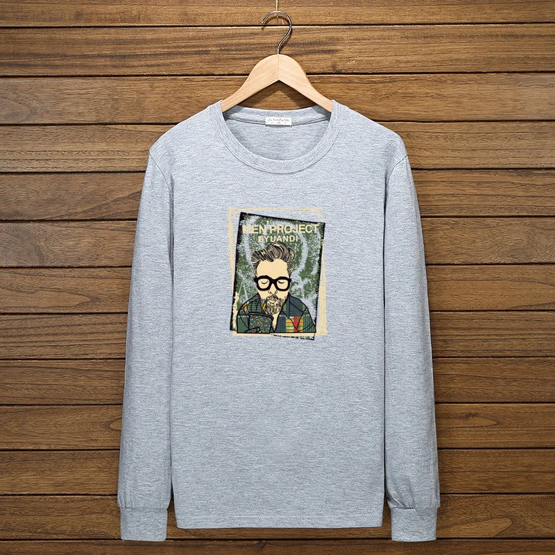 Размера плюс футболка с длинным рукавом для мужчин 5XL 6XL 7XL 8XL 10XL Демисезонный бюст