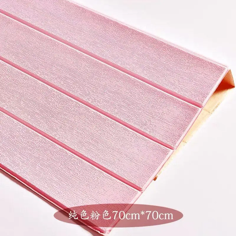 Self adhesive Самоклеющиеся 3D деревянные обои для гостиной ТВ фон настенная юбка пена обои спальня домашний Декор 3D наклейки на стену - Цвет: Self adhesive