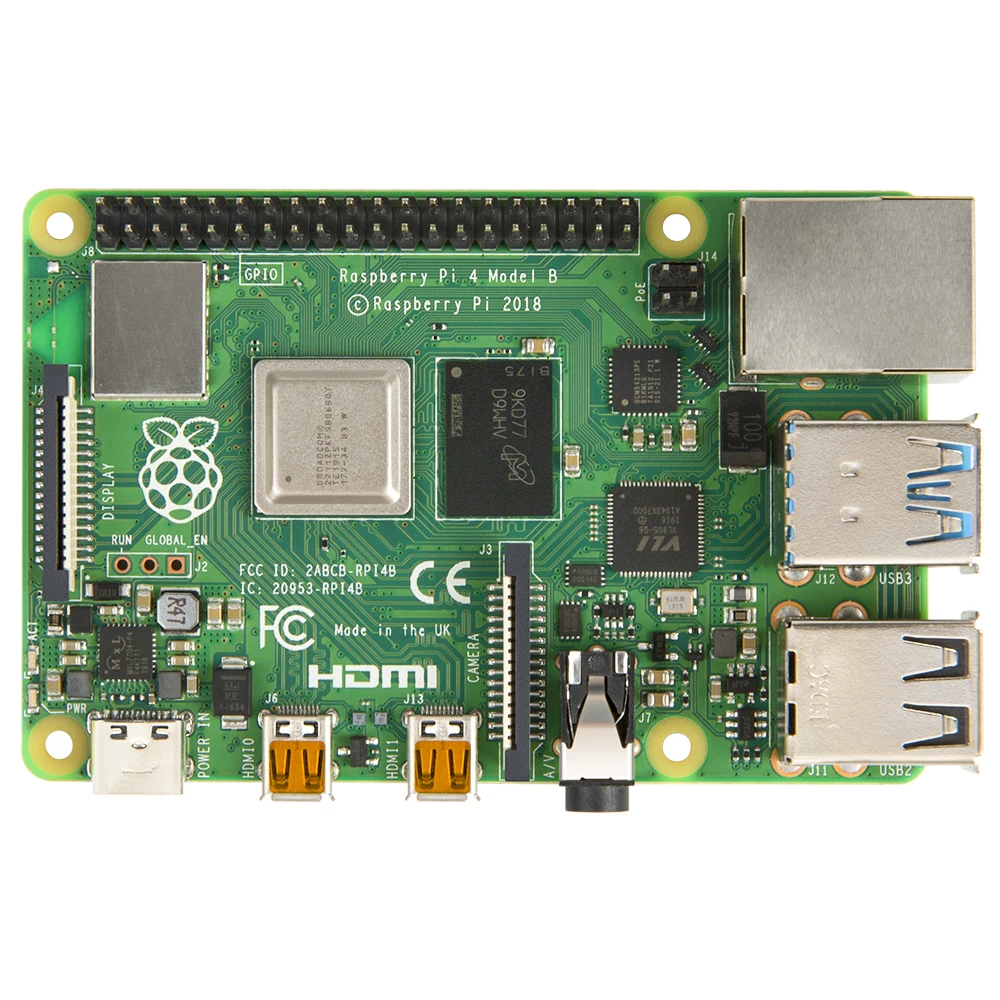 Raspberry Pi 4 Модель B с 1 ГБ/2 ГБ/4 ГБ ОЗУ BCM2711 четырёхъядерным процессором LePhone v8 5 ГГц