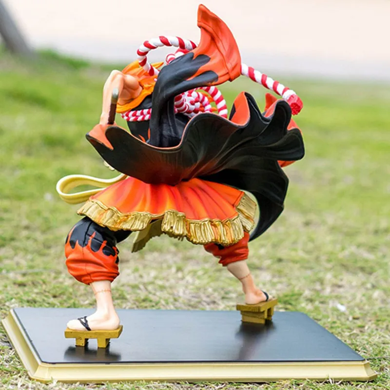 24センチメートルアニメワンピースゾロ歌舞伎版wano国国ルフィのパートナーpvcボックス像アクションフィギュア収集モデルギフトおもちゃl57 30 Off