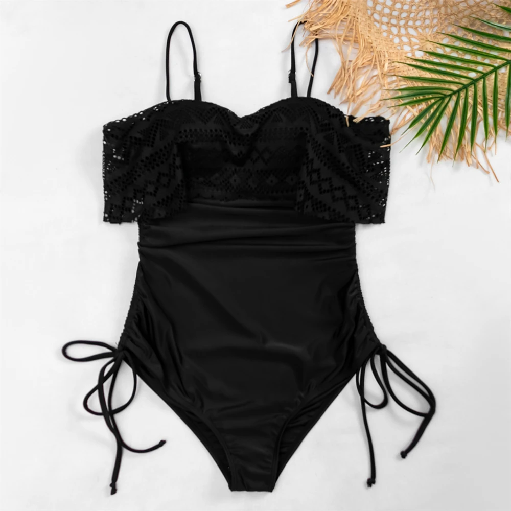 

2021 New Sexy Halter Swimwear Women High Waist One Piece Swimsuit Female Backless Monokini Bathers Bathing Suits Beachwear Swim