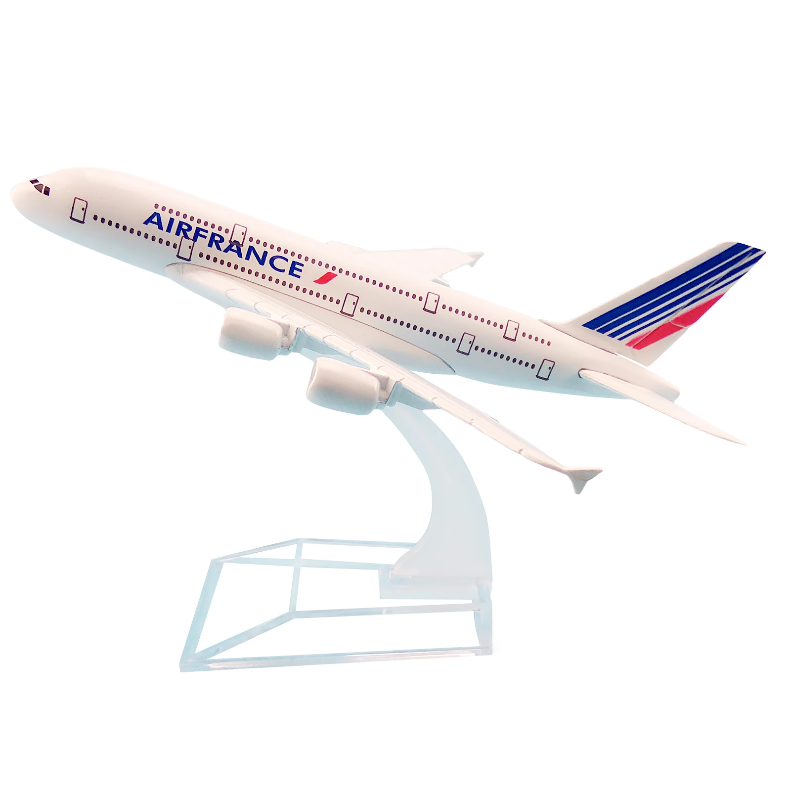 Металлический сплав Air France Airlines A380 модель самолета AirFrance Airbus 380 Airways подставка