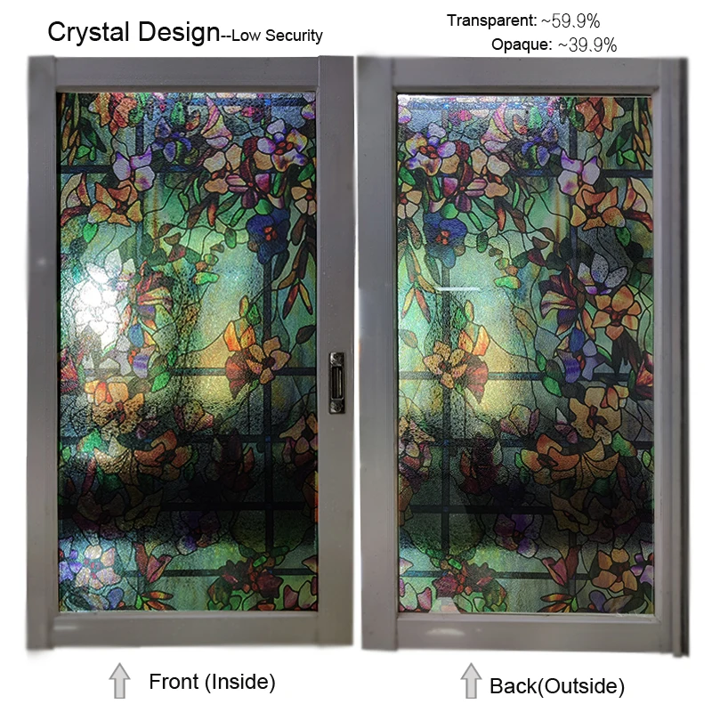 Горный чай цветок безопасность красивая утолщенная электростатическая пленка