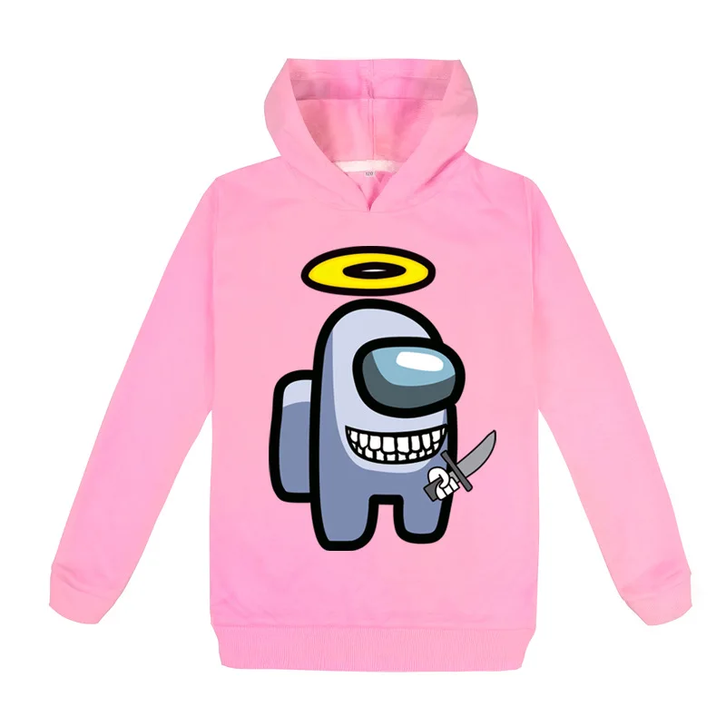 

2021 Among Us Hoodies Boy Girl Impostor Graphic Anime Streetwear Cartoon Kids Sweatshirt Sudadera Hombre Among Us Hip Hop Hoodie