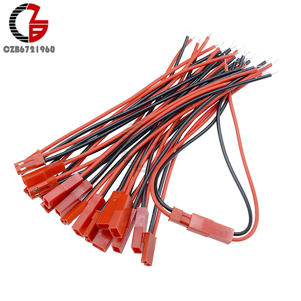 10 пар 100 мм 10 см штекерный разъем jst