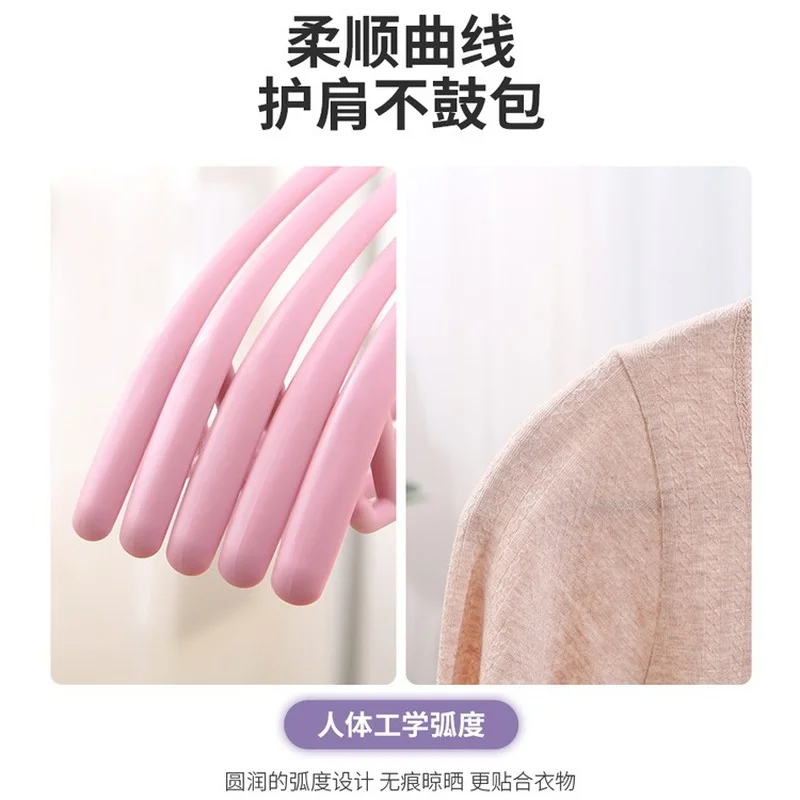 Вешалка-плечики для одежды нескользящая Полукруглая 10 шт./лот | Дом и сад