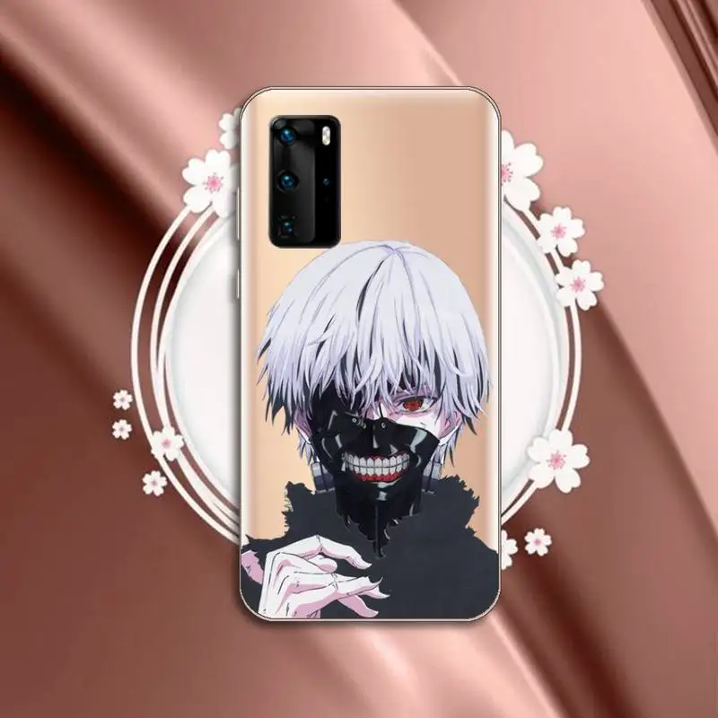 

tokyo ghoul Phone Case Transparent for Huawei P20 P30 P40 lite pro P smart 2019 honor 8x 10i