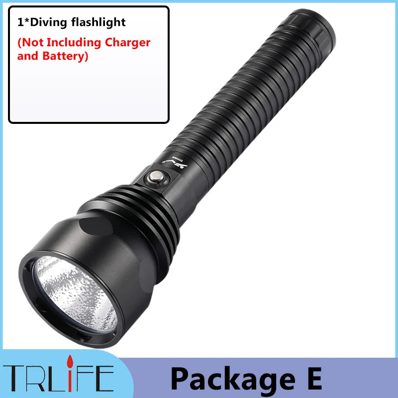 

TRLIFE Фонарик для дайвинга XHP90.3 10000 мАч