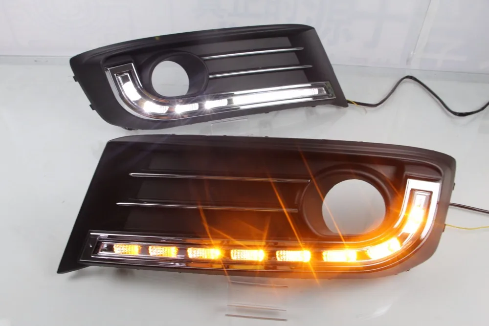 

eOsuns led drl daytime running light for Citroen C-Quatre 2012-2016 with yellow turn signal and wireless control