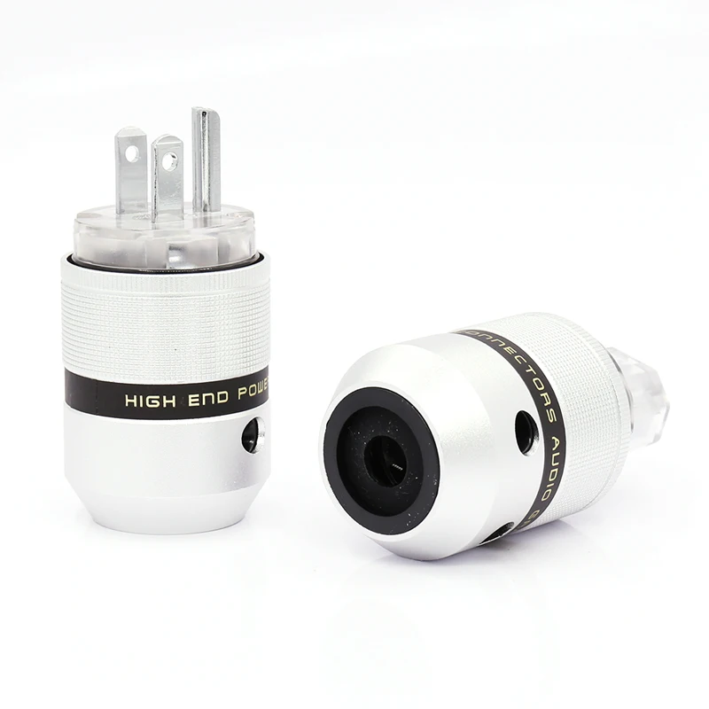 Бесплатная доставка одна пара Родиевые вилки стандарта США разъем IEC женский и