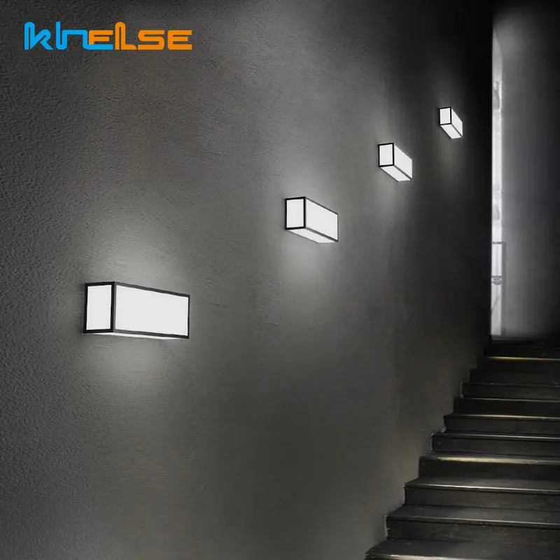 Креативный кубический настенный светильник художественный прикроватный для