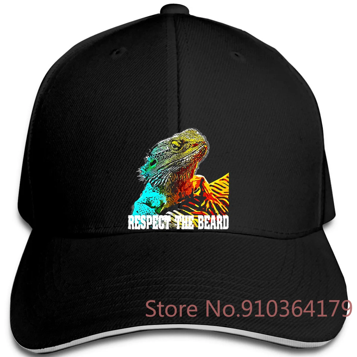 Регулируемая бейсболка с круглым вырезом драконом и бородой | Аксессуары для