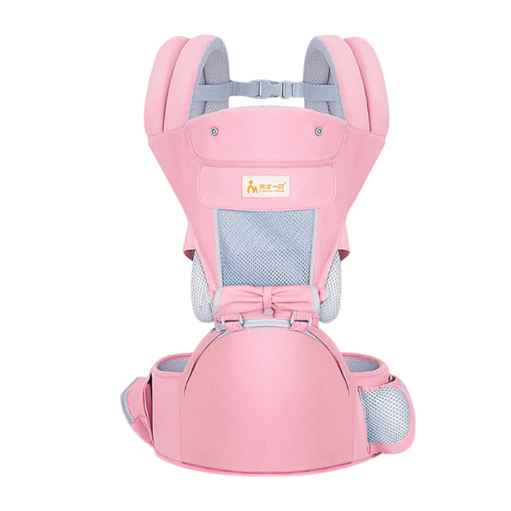 Рюкзак-переноска для детей открытый без рук с капюшоном практичный удобный