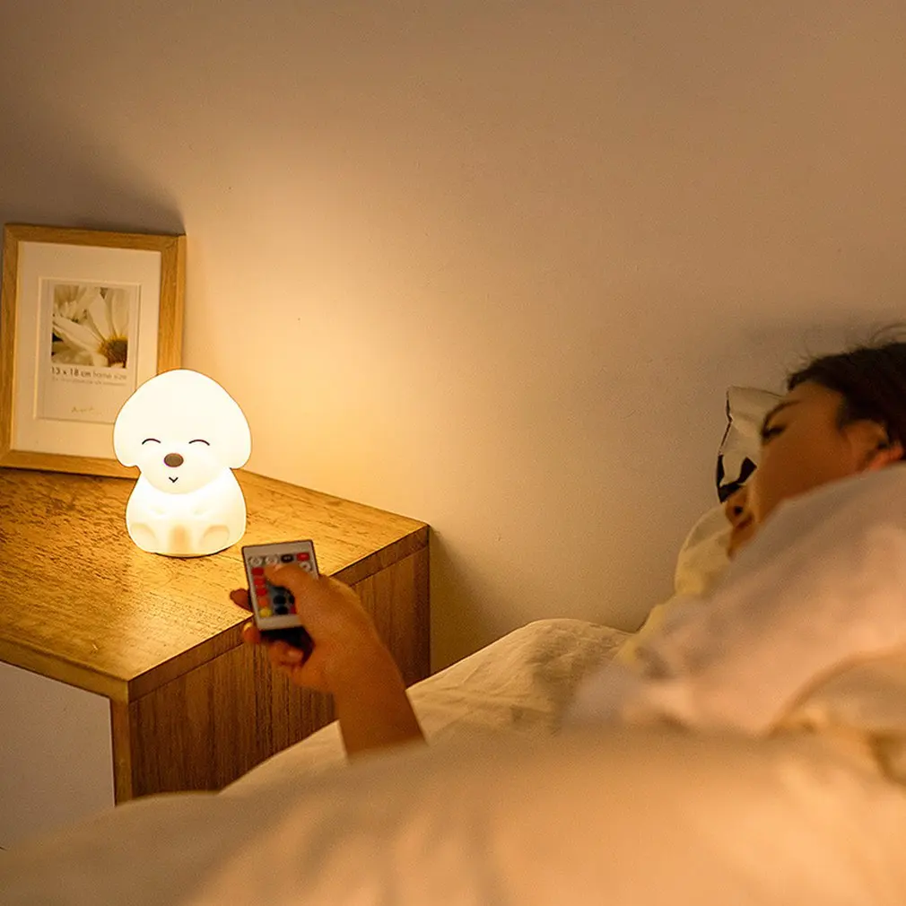 

Led Puppy Pat Light USB Rechargeable Night Light Charging Night Light Valentine's Day Gift Set Atmosphere Light