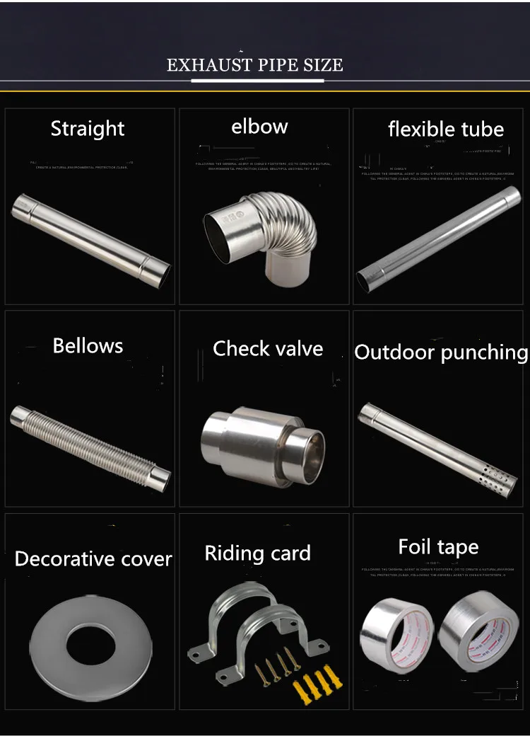 Толстая выхлопная труба из нержавеющей стали 6 см сильная газовый