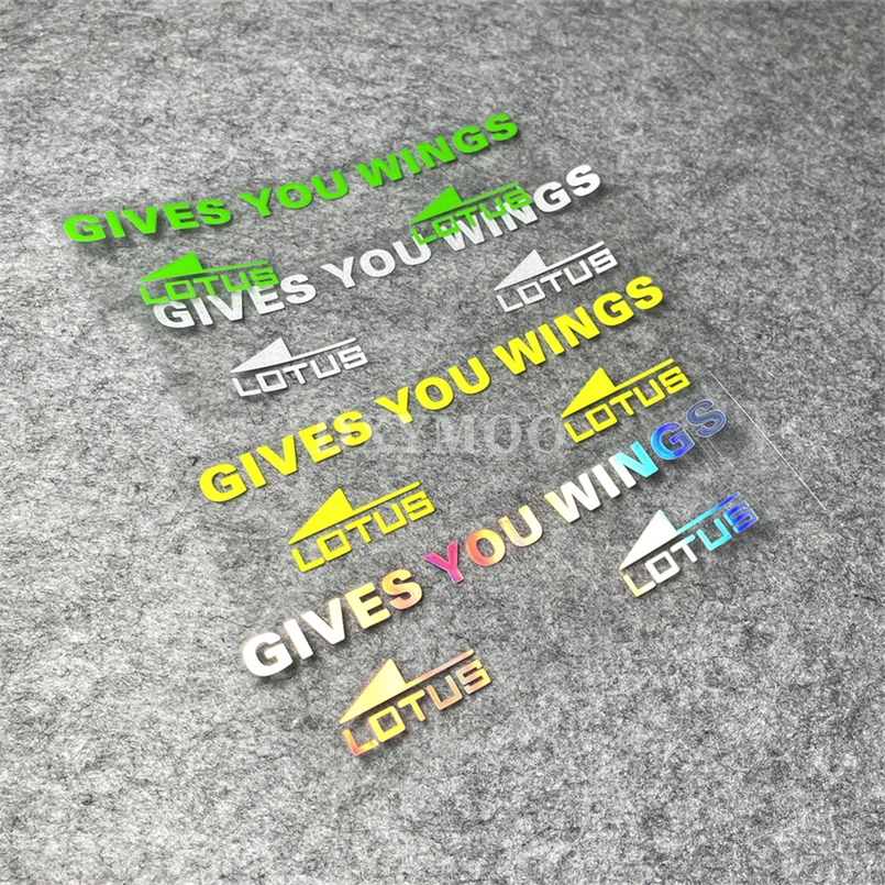 Придает вам крылья Лотос мотор гоночные наклейки GP шлем козырек объектив