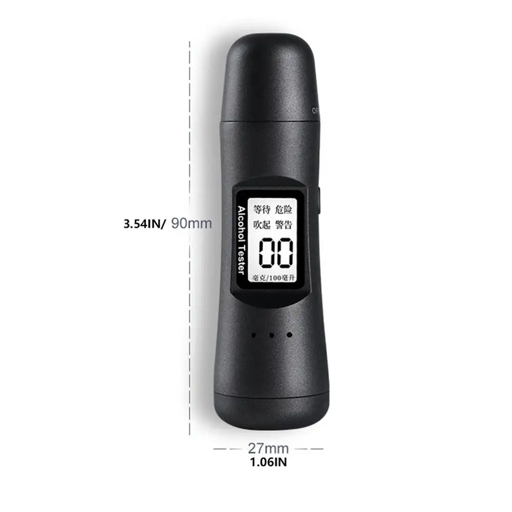 

Portable Car Alcohol Tester Household Car Blowing Breath Alcohol Tester Drinking Mini Size Alcohol Testing Equipment