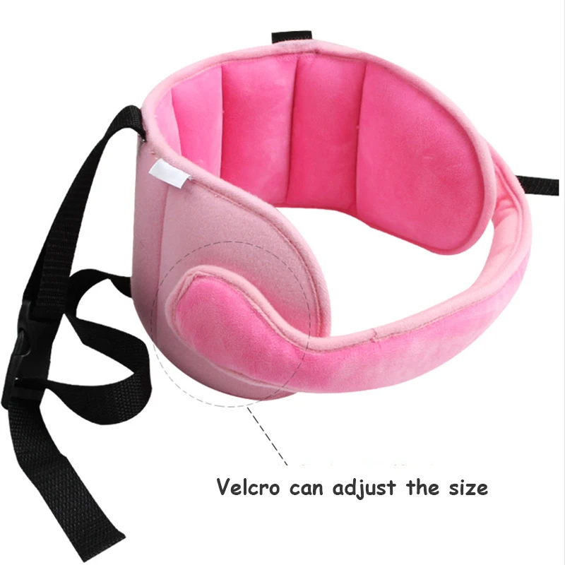 Детская подушка для фиксации головы во время сна, регулируемая поддержка шеи, защитный материал для головы, подголовник для детей в пути.