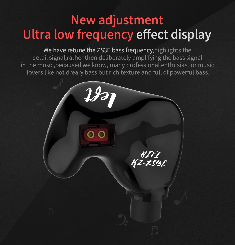 KZ ZS3E ограниченная версия динамических наушников HIFI DJ Monito спортивные наушники стерео гарнитура наушники KZ ZS10 KZ AS10