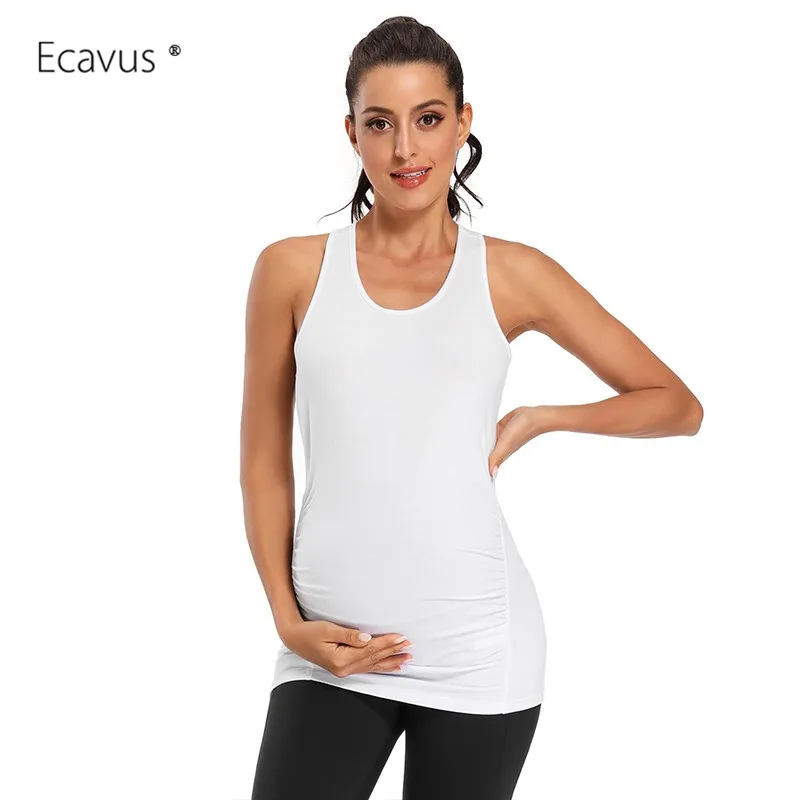 

1 Pcs Comfot Maternity Tank Top Breastfeeding Sleeveless Vest Top Summer Breastfeed Tops Yoga Gym Chothes Maternitys 2021 New