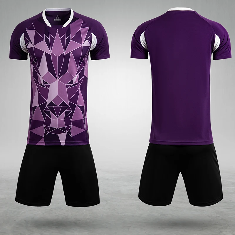 Мужская черная футболка с коротким рукавом красная Футбольная форма для