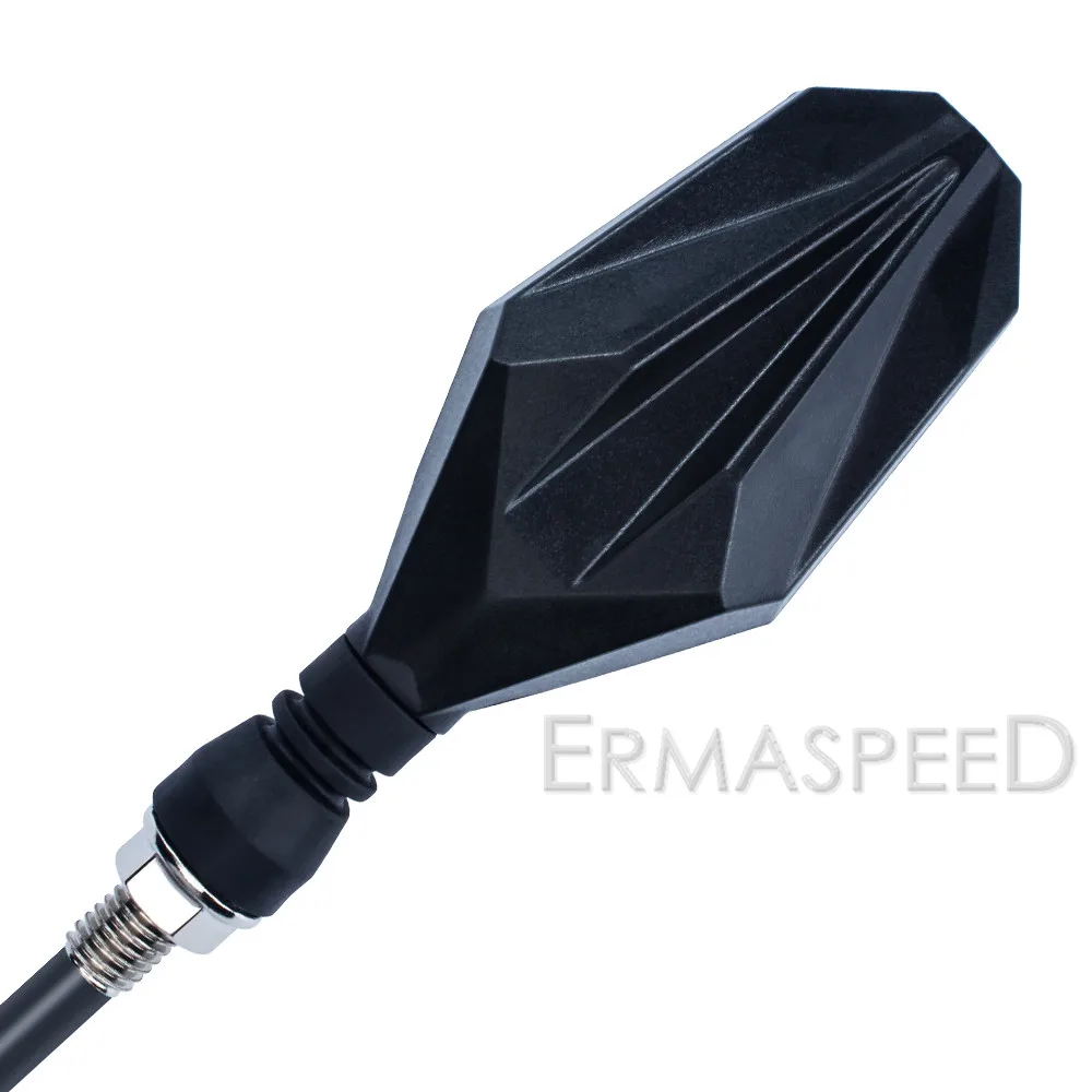 Мотоцикл светодиодные указатели поворота 2 шт. Универсальные передние и задние сигналы дневного света мигалки и индикаторы стоп-сигналов для мотоциклов мотокросса.