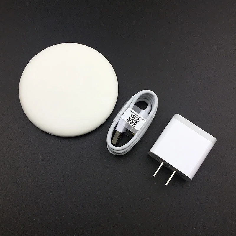 with US charger set Крепление для спортивной камеры Xiao mi qi Беспроводной Зарядное устройство mi x 2s 9 V/1A Быстрая Зарядка адаптер для mi 9 mi x 2s huawei 30 iphone 8 x xs max 11 pro max - Цвет: with US charger set
